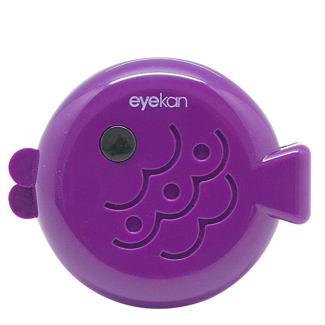 Контейнер для контактных линз "Рыбка" (фиолетовый)