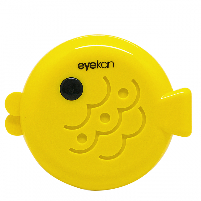 Контейнер для контактных линз "Рыбка" (желтый)