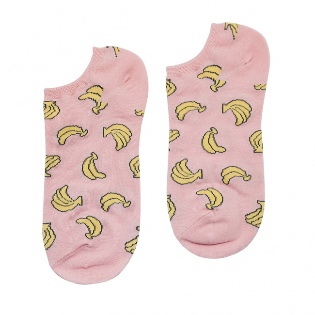 Носки "Бананы" (розовые)