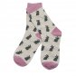 Носки "Кролики с розовым"