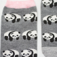 Носки "Панда" (серо-розовые)