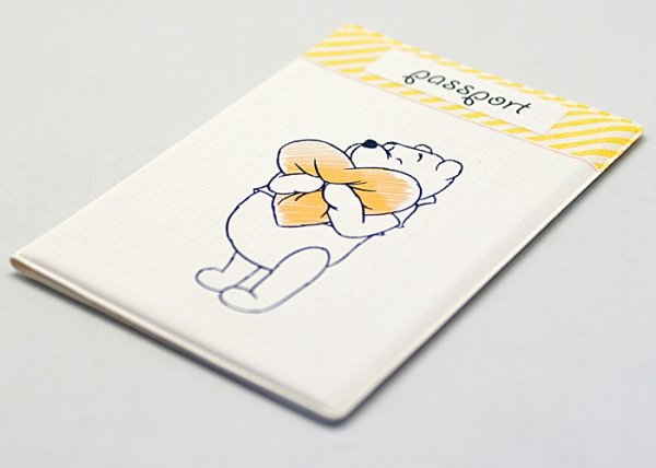 Обложка для паспорта "Любимый медвежонок"
