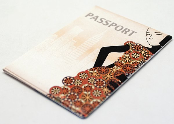 Обложка для паспорта "Girls"