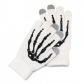 Сенсорные перчатки "Bones" (белые)