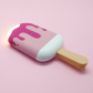 Портативное зарядное устройство "Мороженое" (розовый)