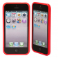 Бампер для iPhone 5/5s "Spigen" (красный)