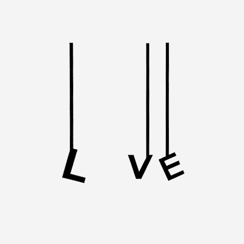Наклейка для iPad mini "Love"