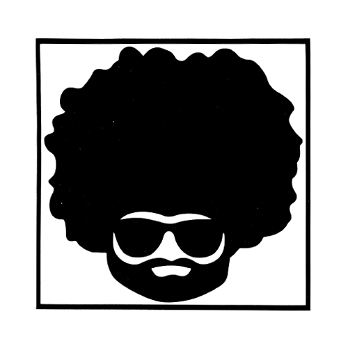 Наклейка для iPhone 4/4S/5 "Afro"