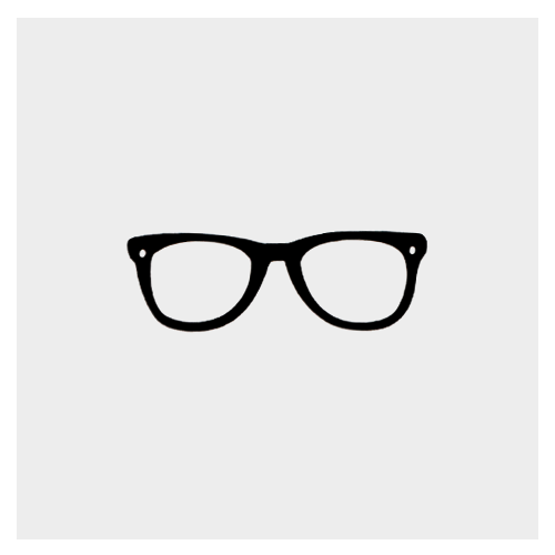 Наклейка для iPhone 4/4S/5 "Glasses"