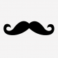 Наклейка для iPhone 4/4S/5 "Moustache"