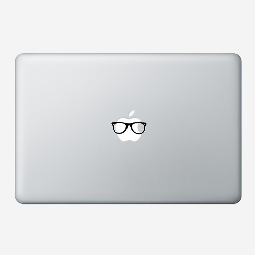 Наклейка для MacBook "Glasses"