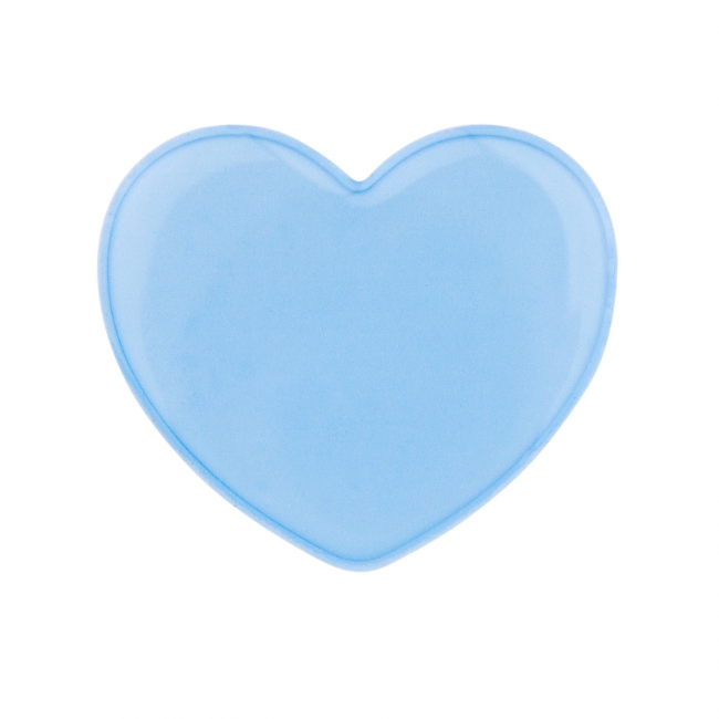 Держатель для телефона/попсокет "Однотонное сердце" голубое
