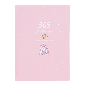 Ежедневник "365" Единорог с печенькой