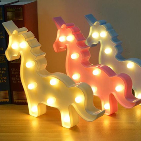 Ночник "Единорог" (розовый)