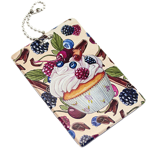 Бирка на багаж "Cupcake"