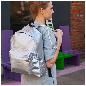 Рюкзак серебристый "Metallic"