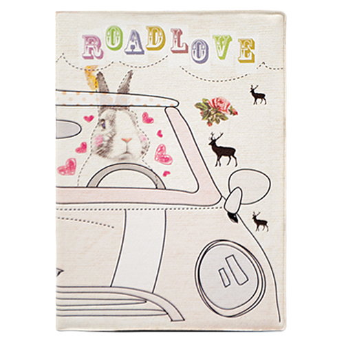 Обложка на автодокументы "Road love"
