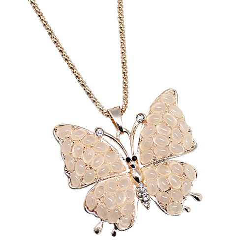 Подвеска "Butterfly beige"