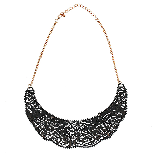 Колье "Lace" (черное)