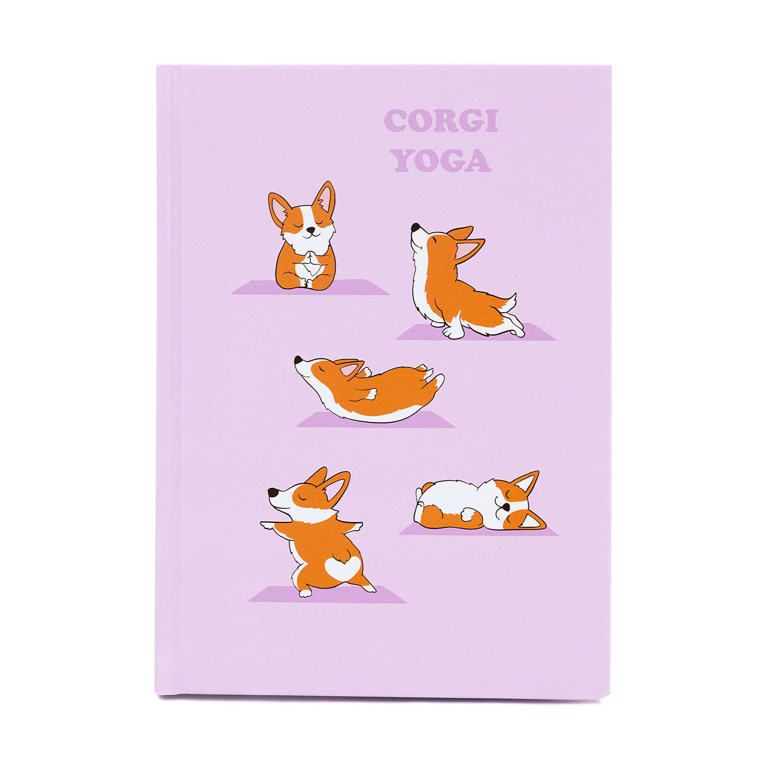 Ежедневник "Korgi yoga" Сиреневый