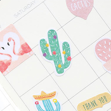 Набор стикеров "Ассорти" (кактусы)