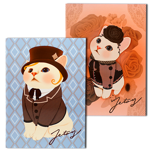Тетрадь Choo Choo Cat 2 in 1 Note - Lady & Gentleman