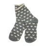Носки "Сердечки" (серые)