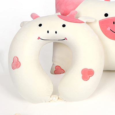 Подушка для путешествий "Бычок" (белый)