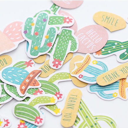 Набор стикеров "Ассорти" (кактусы)