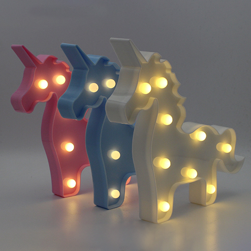 Ночник "Единорог" (розовый)