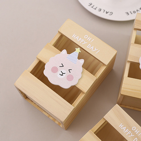 Подставка для ручек "Alpaca" (в голубой шапочке)