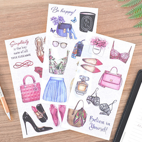 Наклейки "Гардероб" (3 листа)