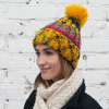 Шапка "Крапинки" (желтая)