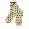 Носки "Сердечки" (бежевые)