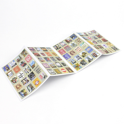 Набор стикеров "Почтовая марка" №2