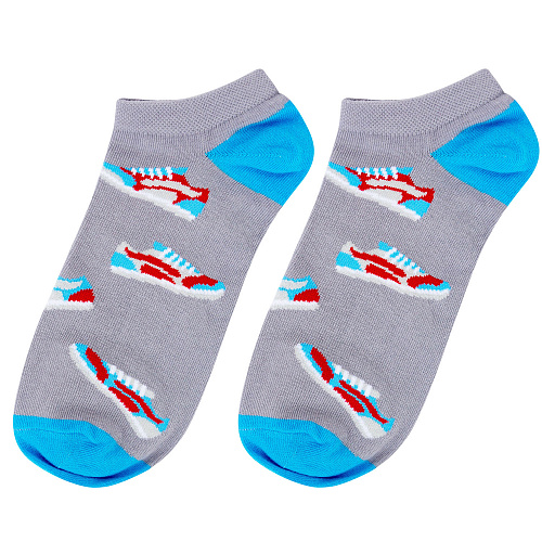 Носки короткие "Кроссовки", разм. 40-45