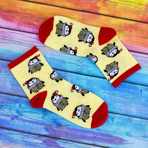Носки "Пингвины", разм.35-39