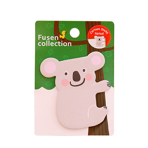 Стикеры для записей со зверушками (коала)