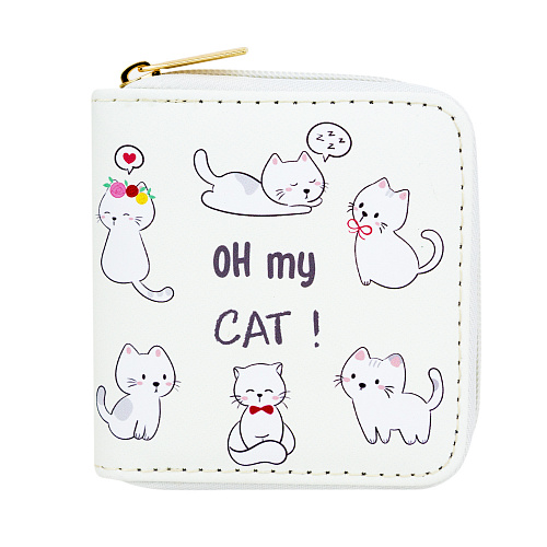 Кошелек "Oh my cat!" (беж)