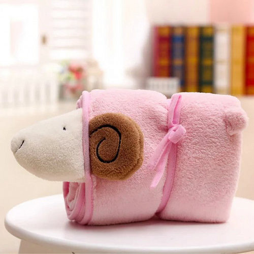 Плед-трансформер с завязками "Барашек"