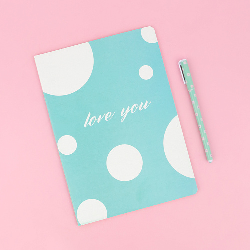 Тетрадь "Мятное небо" (круги)