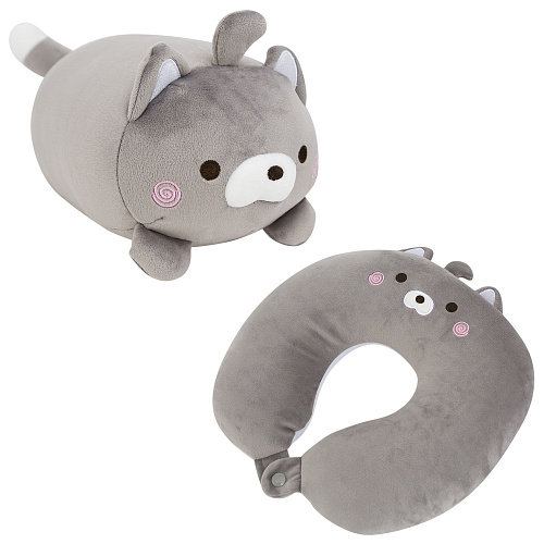 Подушка для путешествий-трансформер "Кот"