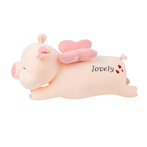 Игрушка-подушка "Свинка-ангел с пледом"