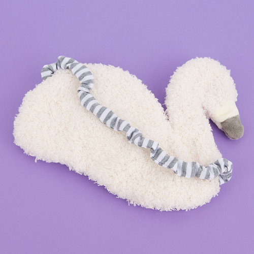 Маска для сна "Пушистый лебедь"