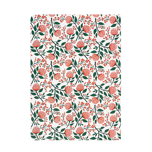 Блокнот "Flowery rasberry" (белый)