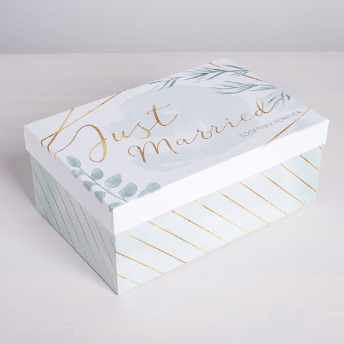 Подарочная коробка «Свадебный», L 26 х 17 х 10 см