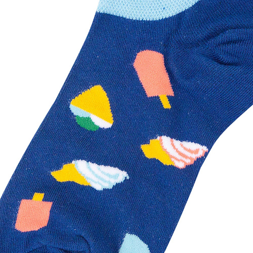 Носки короткие "Рожки мороженого"