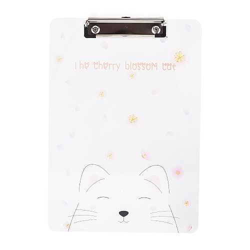 Папка-планшет "Прозрачный" (мордочка кота)