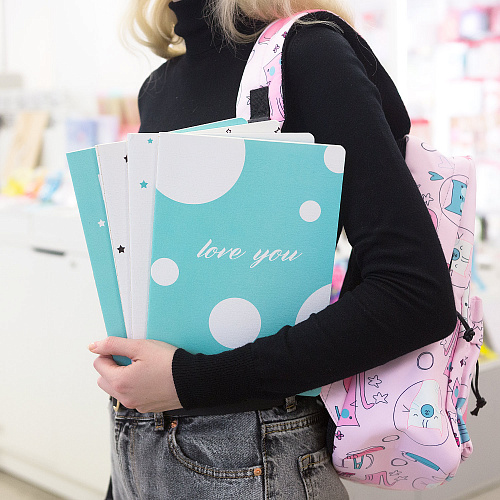 Тетрадь "Мятное небо" (круги)