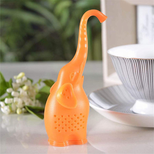 Заварник для чая "Слон" (оранжевый)